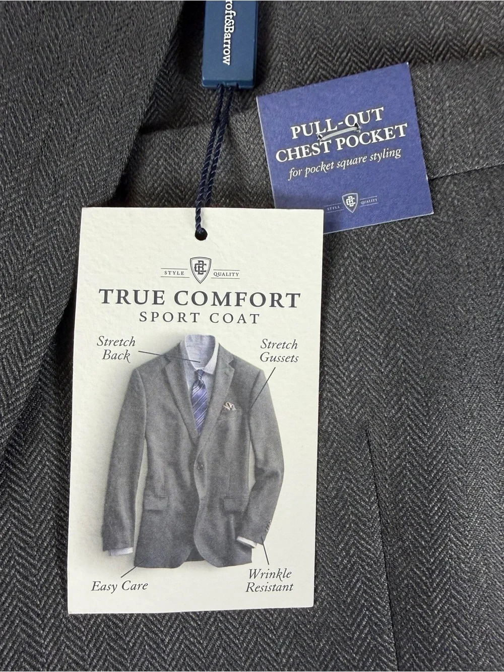 croft & barrow Charcoal Gray Men's Sport Coat